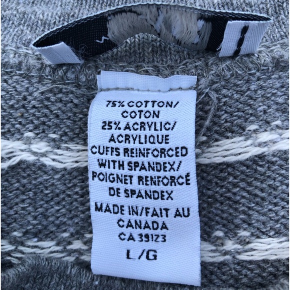 Northern Reflections Cotton Mix Crew Neck  Sweater - penguins in snow - L - Picture 4 of 7